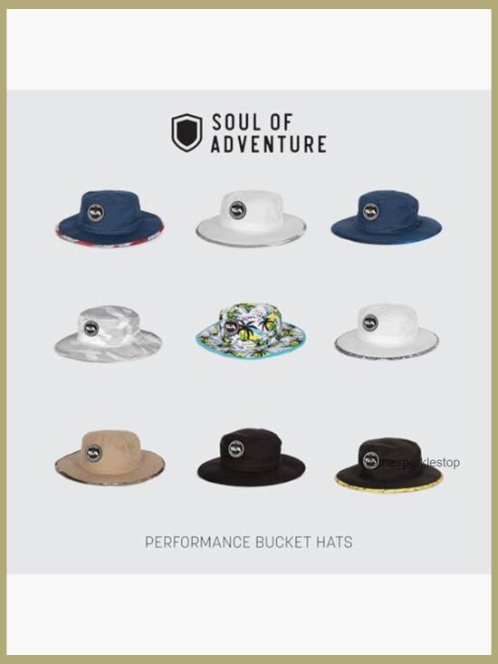 Bucket Hat with Moisture-Wicking Fabric, UPF 50+ Sun Protection, Adjustable Fit main image 5